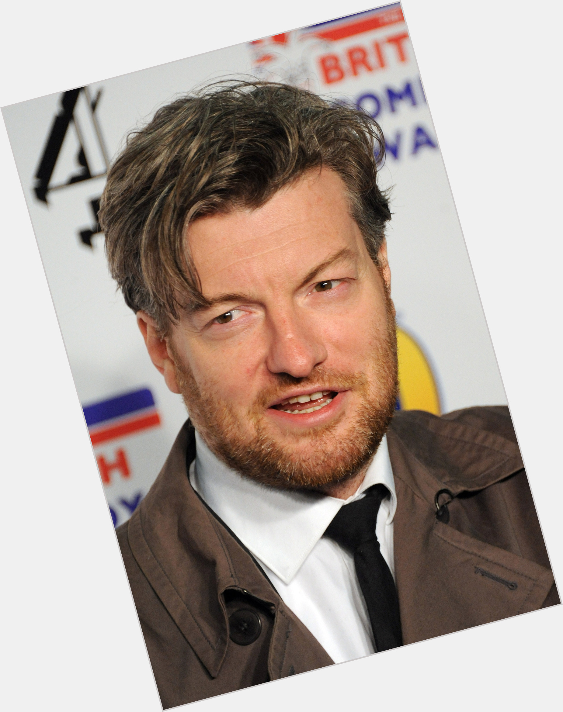 <a href="/hot-men/charlie-brooker/where-dating-news-photos">Charlie Brooker</a> Average body,  salt and pepper hair & hairstyles