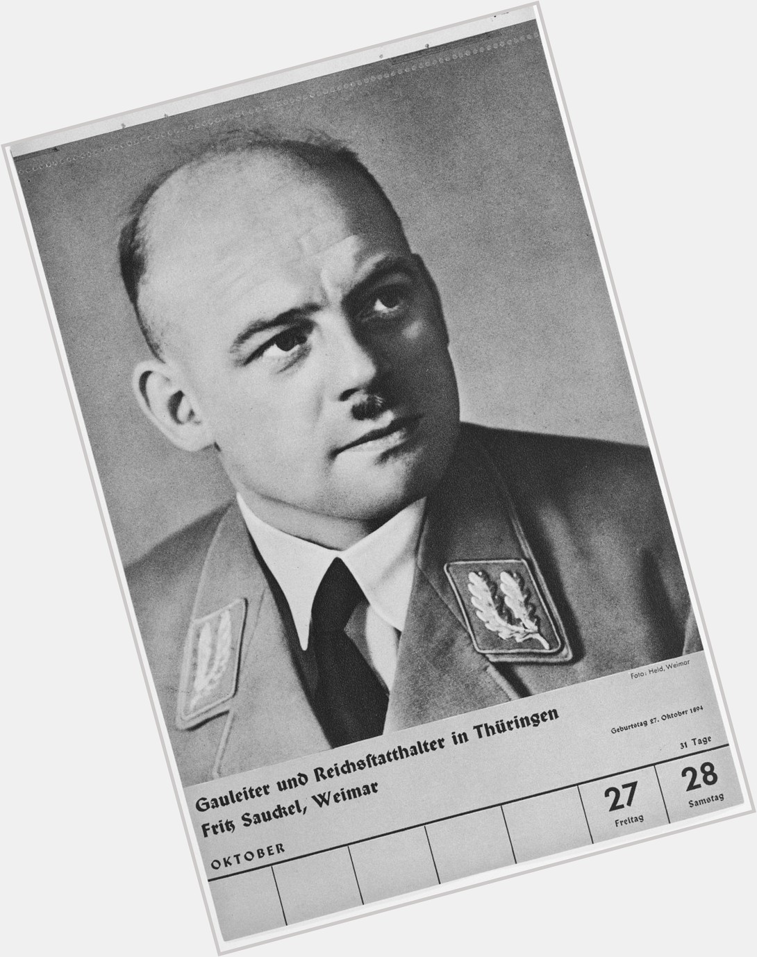 Fritz Sauckel Official Site for Man Crush Monday MCM Woman Crush