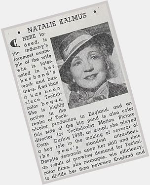 Natalie Kalmus Official Site for Woman Crush Wednesday WCW