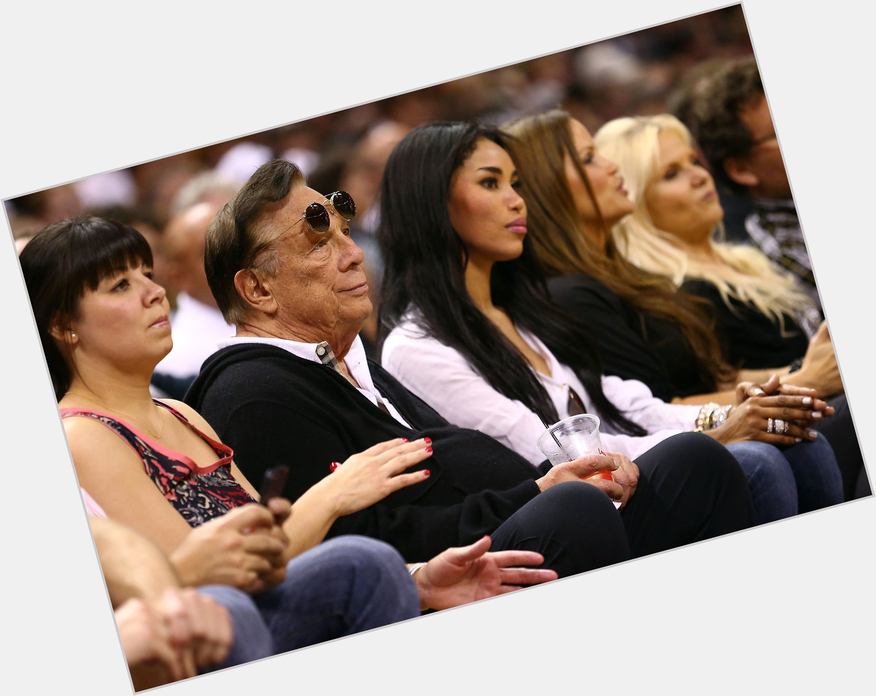 Donald Sterling Average body,  salt and pepper hair & hairstyles