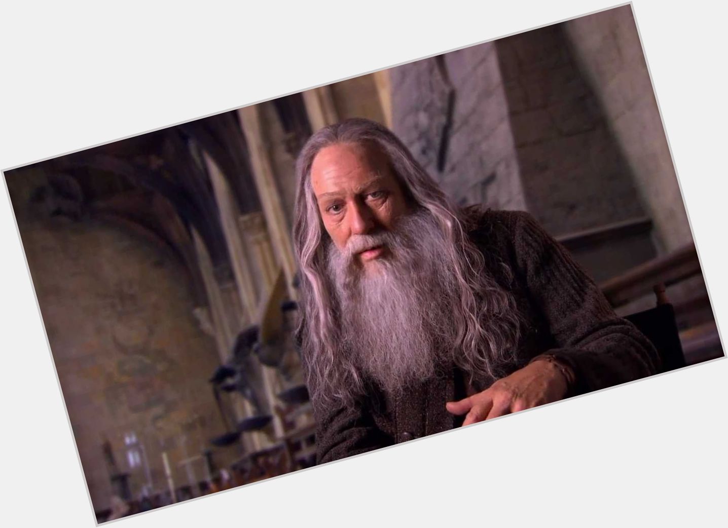 Aberforth Dumbledore Average body,  grey hair & hairstyles