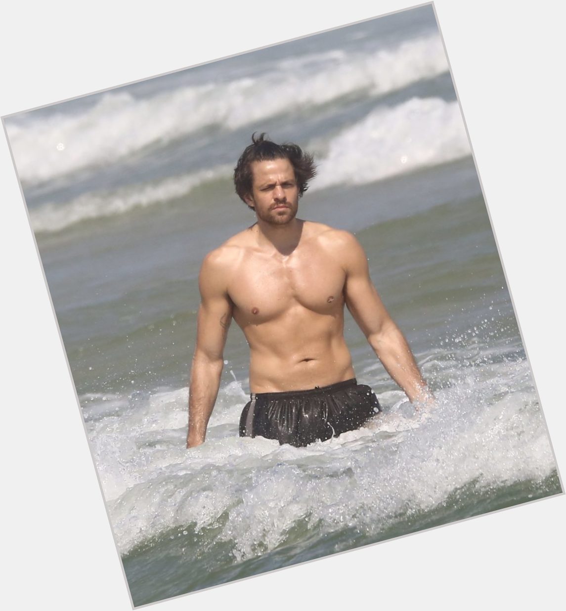 Alejandro Claveaux shirtless bikini
