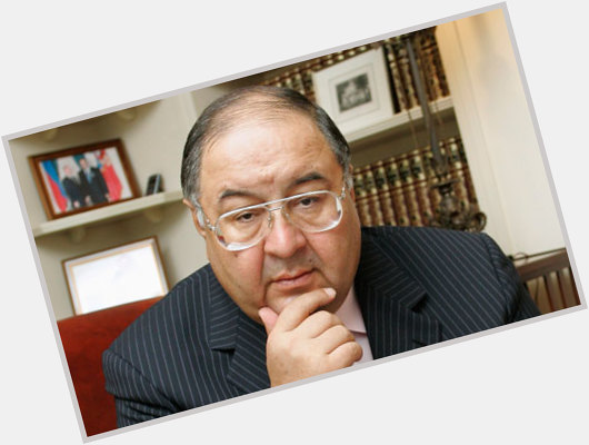 Alisher Usmanov Large body,  salt and pepper hair & hairstyles