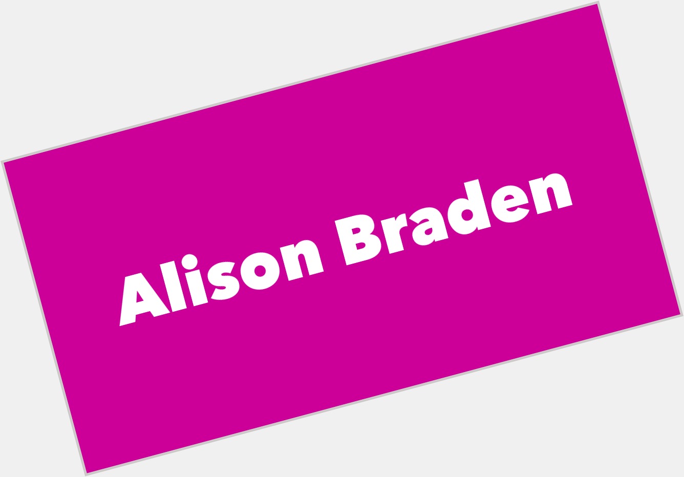 Alison Braden new pic 1