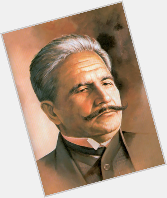 Allama Iqbal (born 1877) Average body,  grey hair & hairstyles