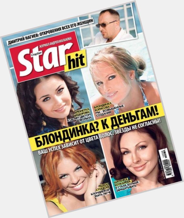 Anastasiya Stotskaya Slim body,  dyed red hair & hairstyles