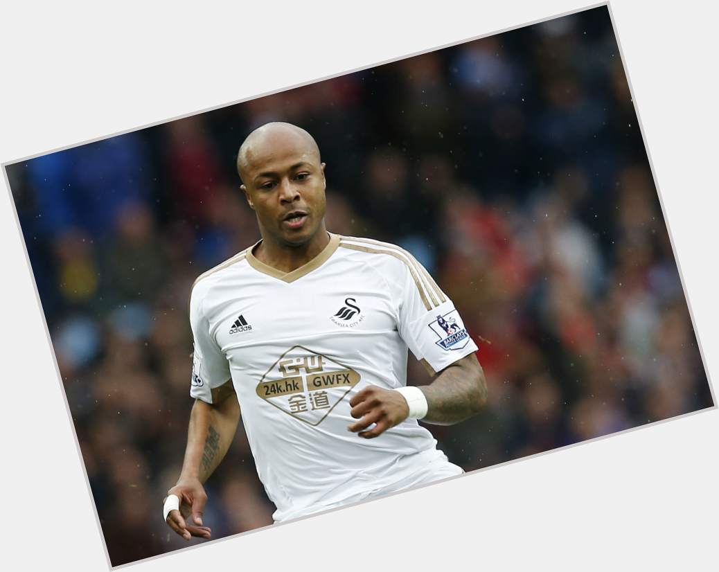 Andre Ayew Athletic body,  black hair & hairstyles