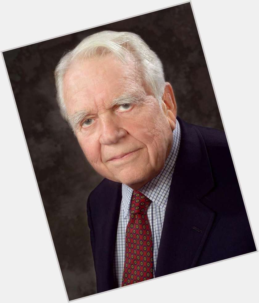 Andy Rooney Average body,  grey hair & hairstyles