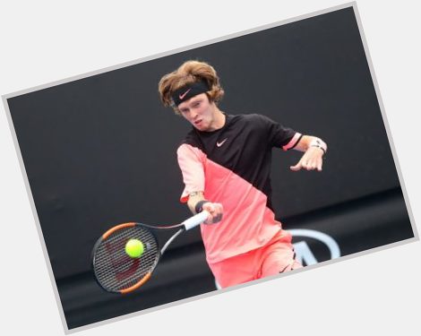 Andrey Rublev Athletic body,  blonde hair & hairstyles