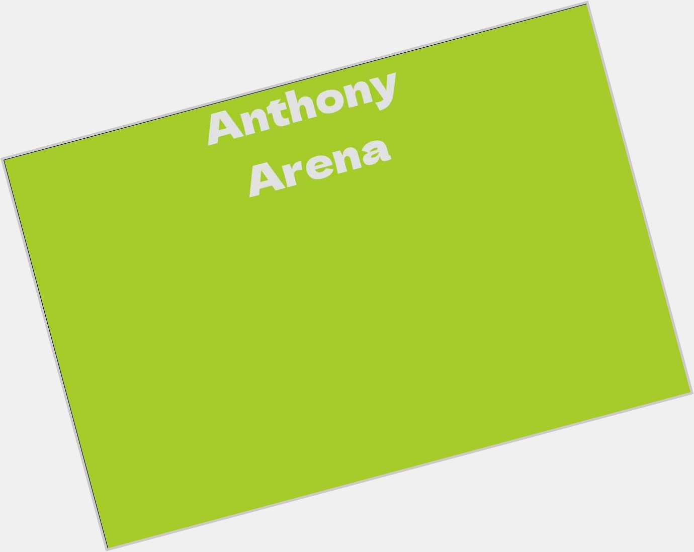 Anthony Arena birthday 2015