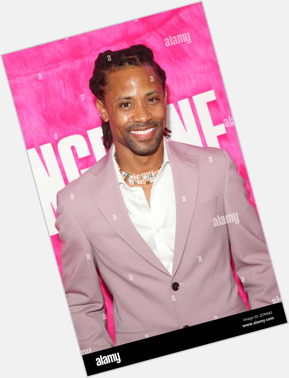 Antjuan Tobias Athletic body,  black hair & hairstyles