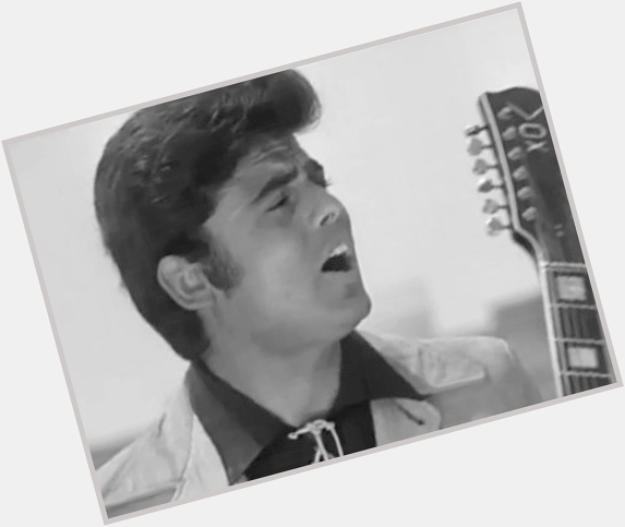 Little Tony (singer) Average body,  dyed black hair & hairstyles