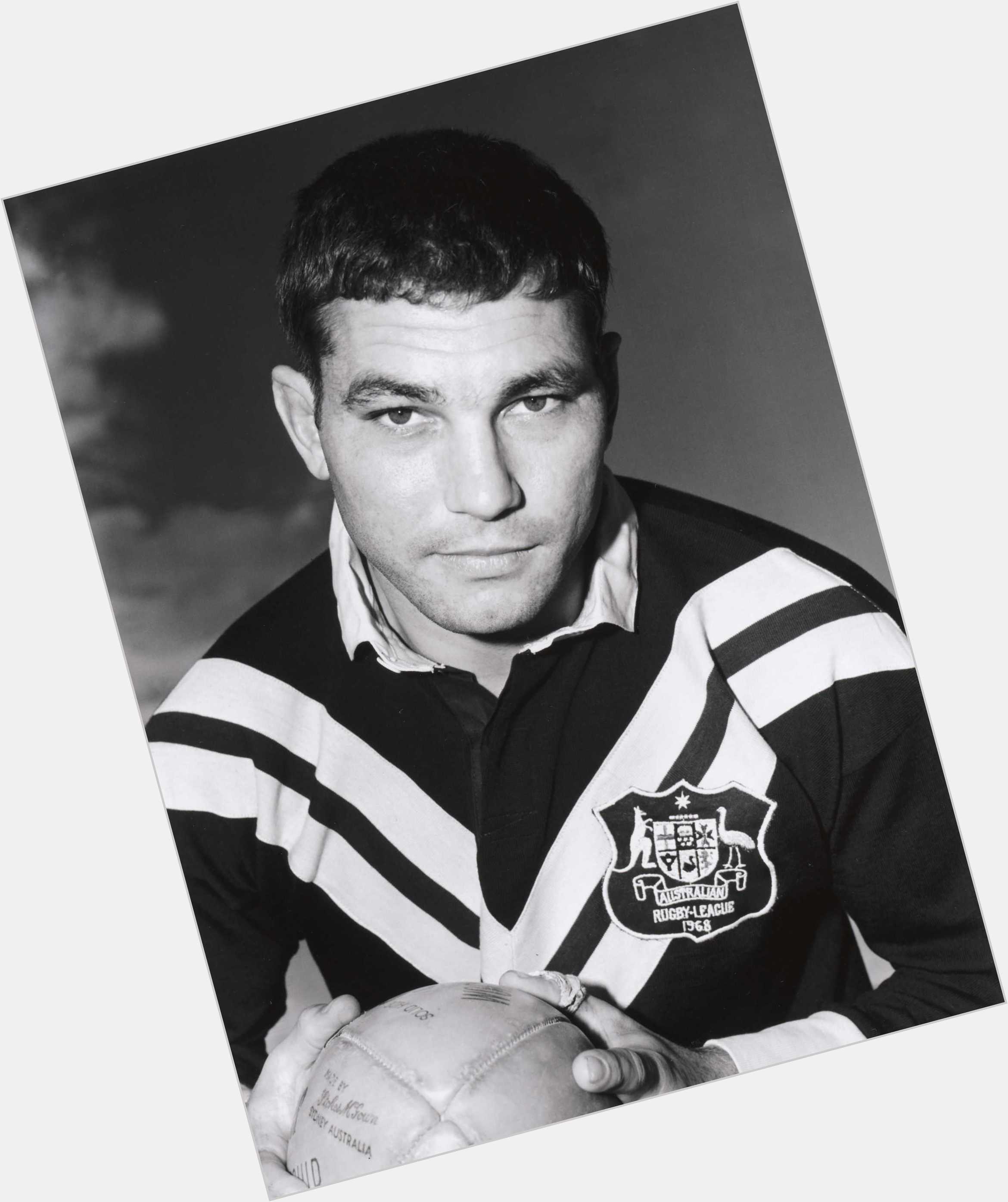 Arthur Beetson Large body,  salt and pepper hair & hairstyles
