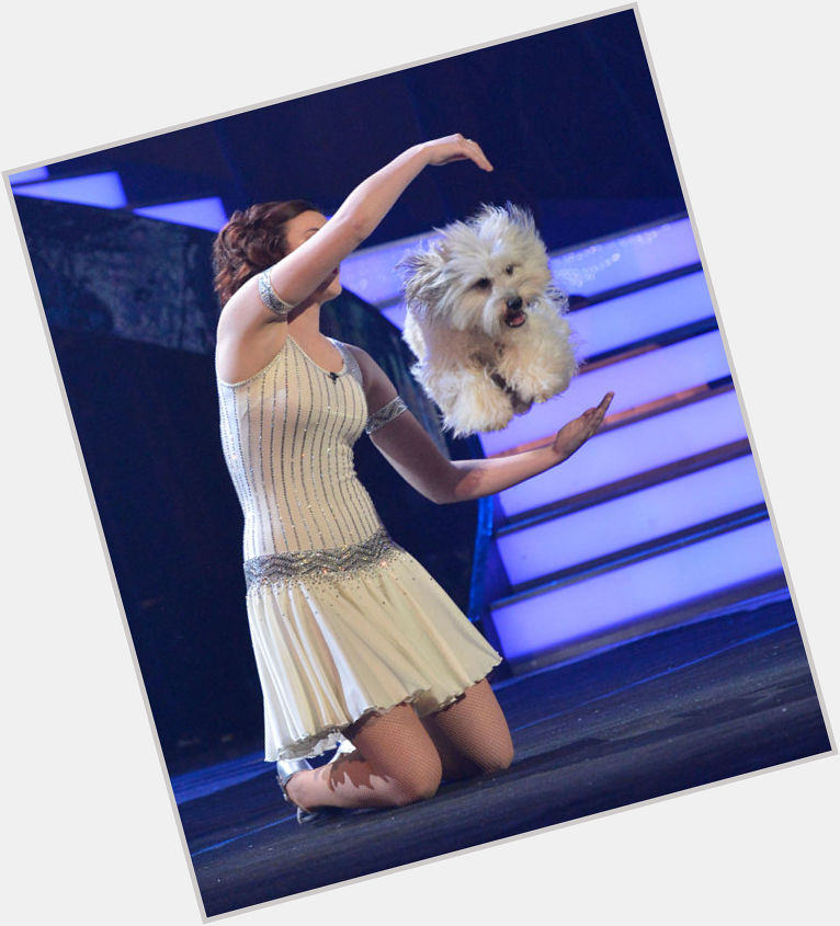 Ashleigh And Pudsey Slim body,  dark brown hair & hairstyles