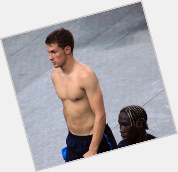 Aaron Ramsey shirtless bikini