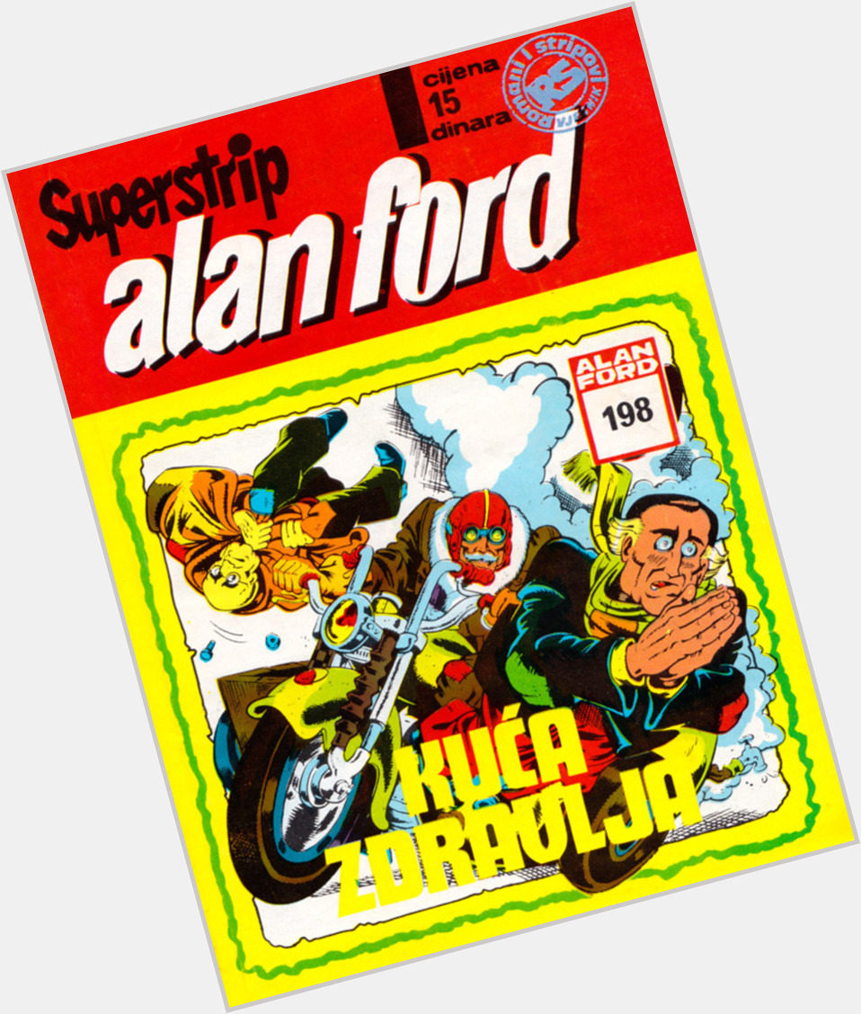 Alan Ford Average body,  grey hair & hairstyles