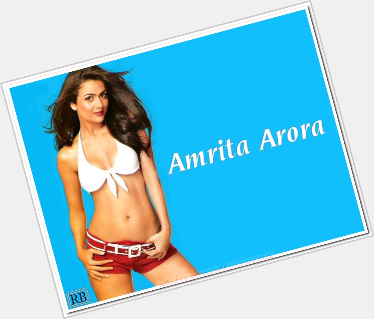 Amrita Arora shirtless bikini