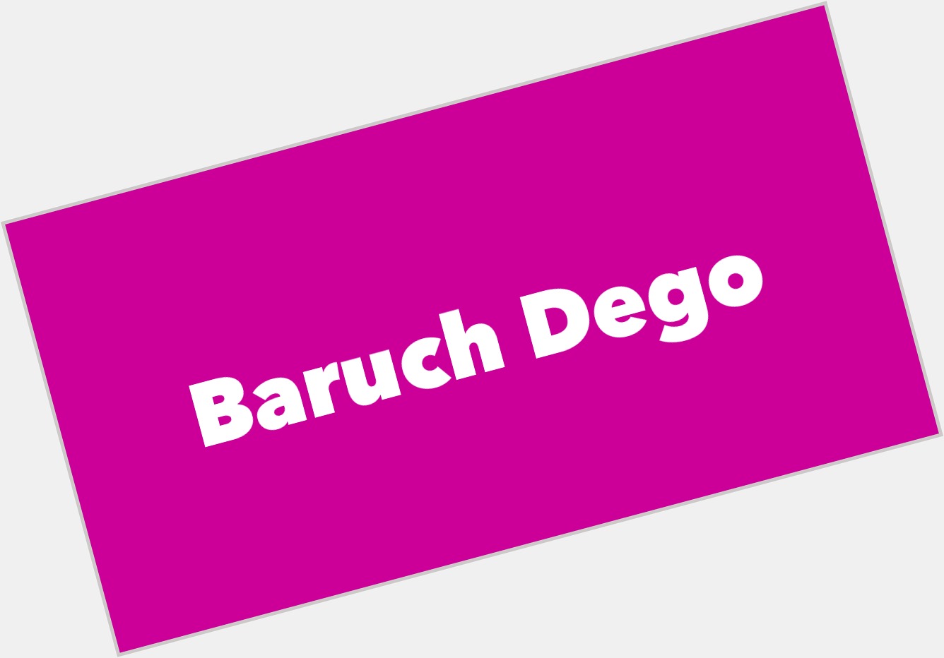 Baruch Dego birthday 2015