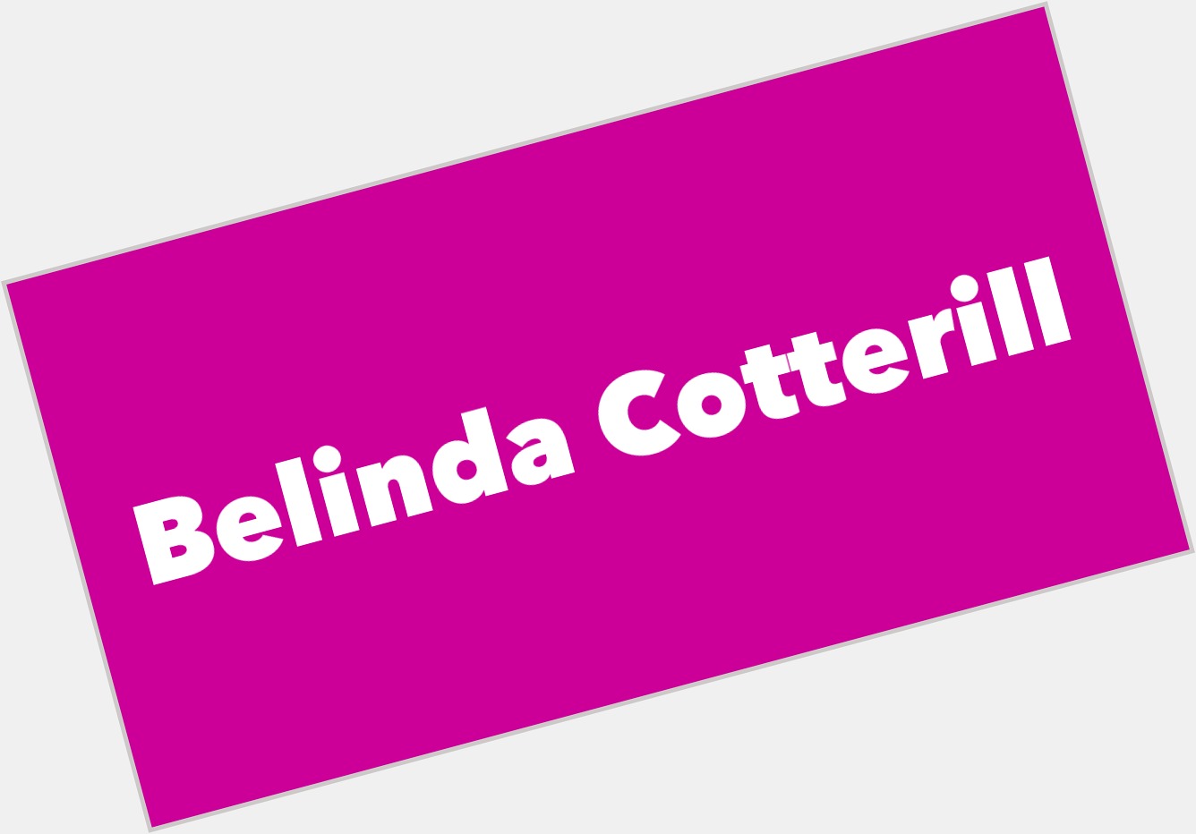 Belinda Cotterill  