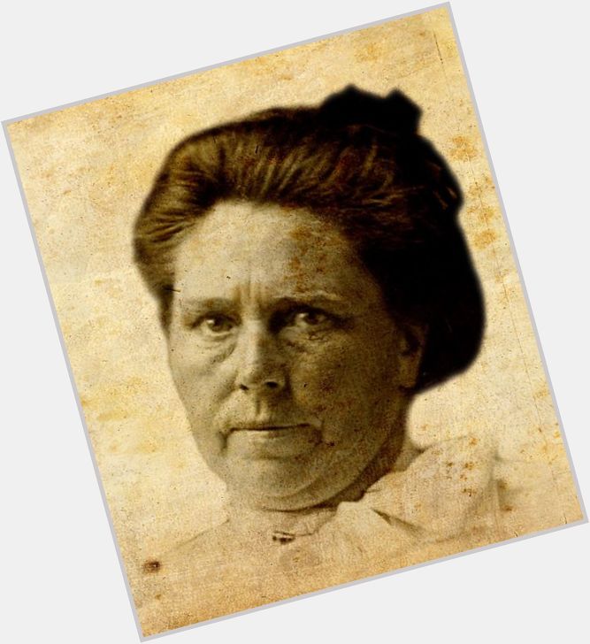 Belle Gunness Large body,  dark brown hair & hairstyles