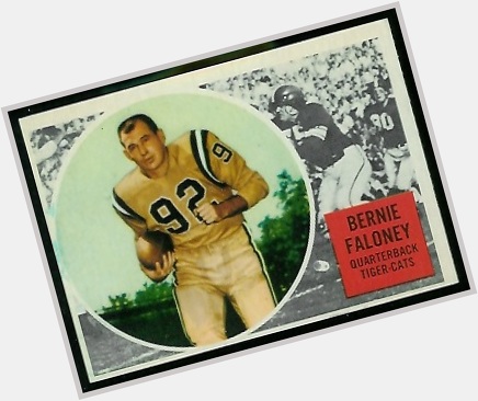 Bernie Faloney Athletic body,  dark brown hair & hairstyles