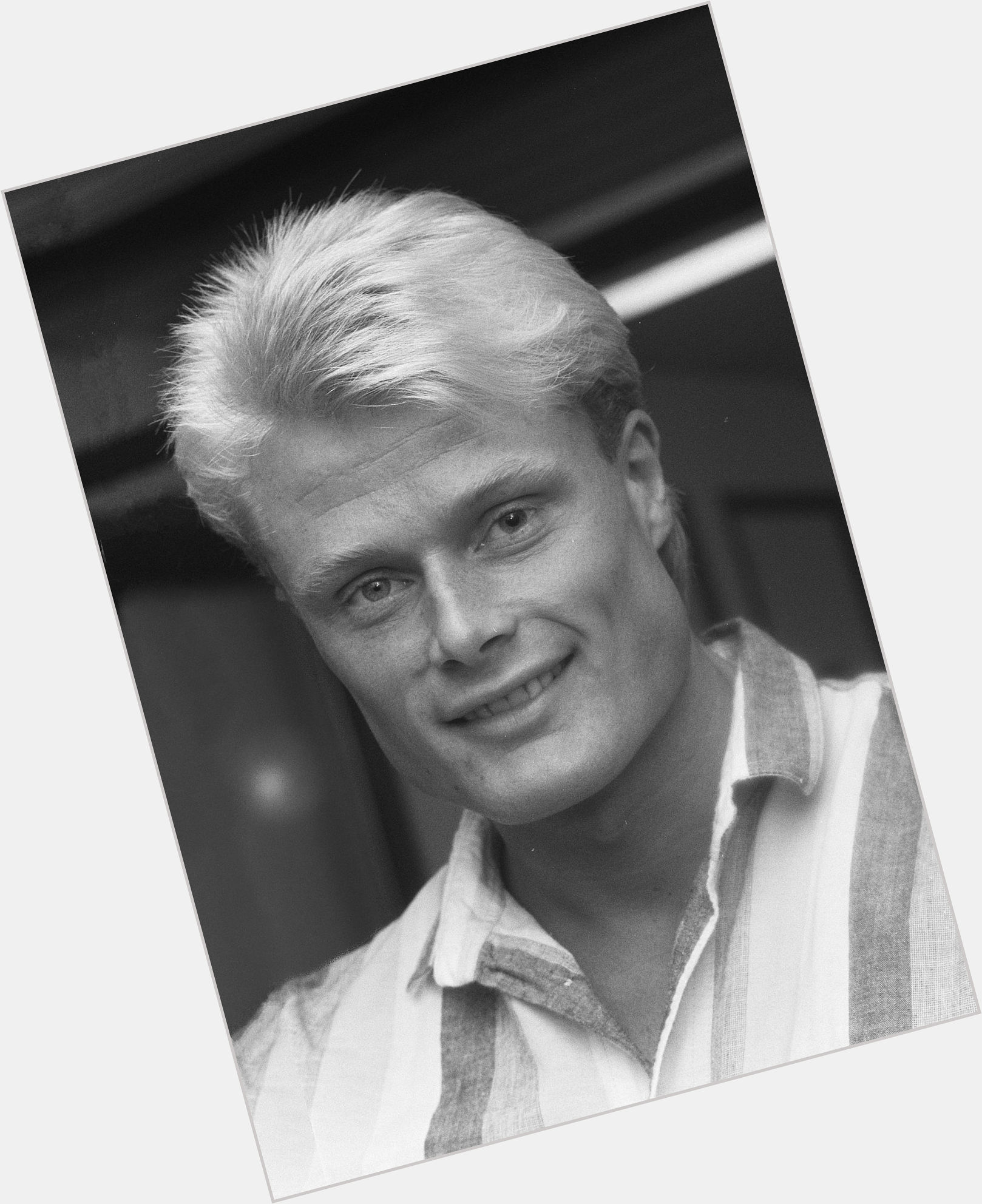 Brad Armstrong (born 1961) Athletic body,  blonde hair & hairstyles