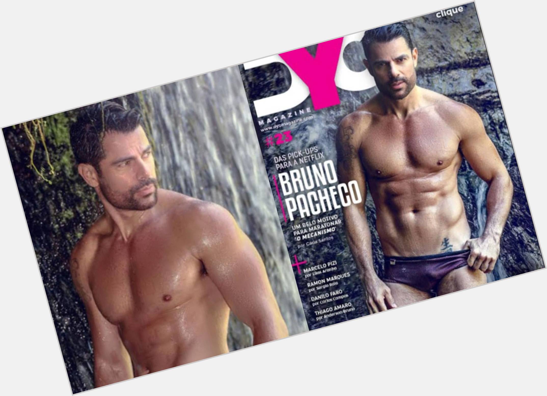 Bruno Pacheco dark brown hair & hairstyles Athletic body, 