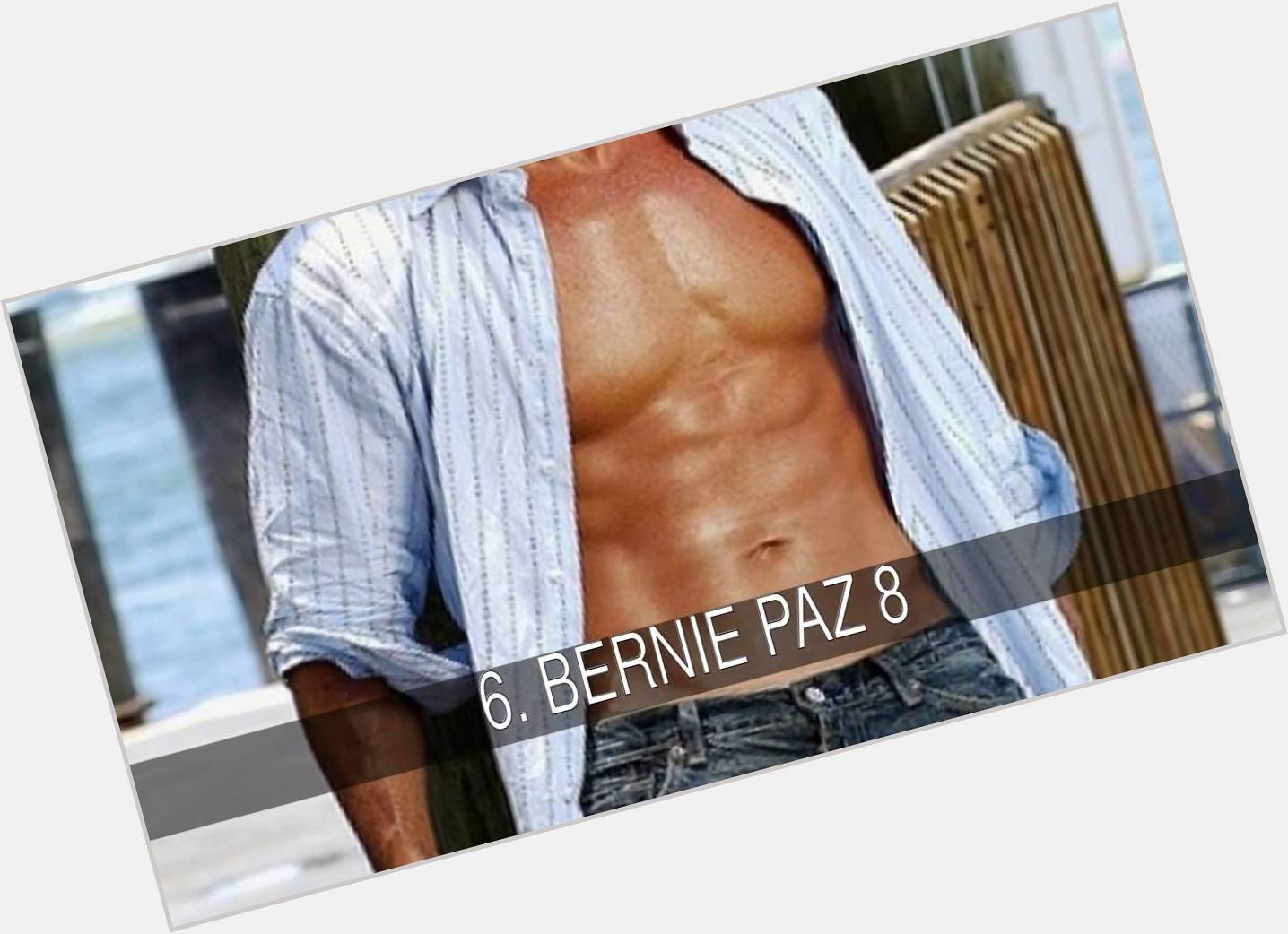Bernie Paz shirtless bikini
