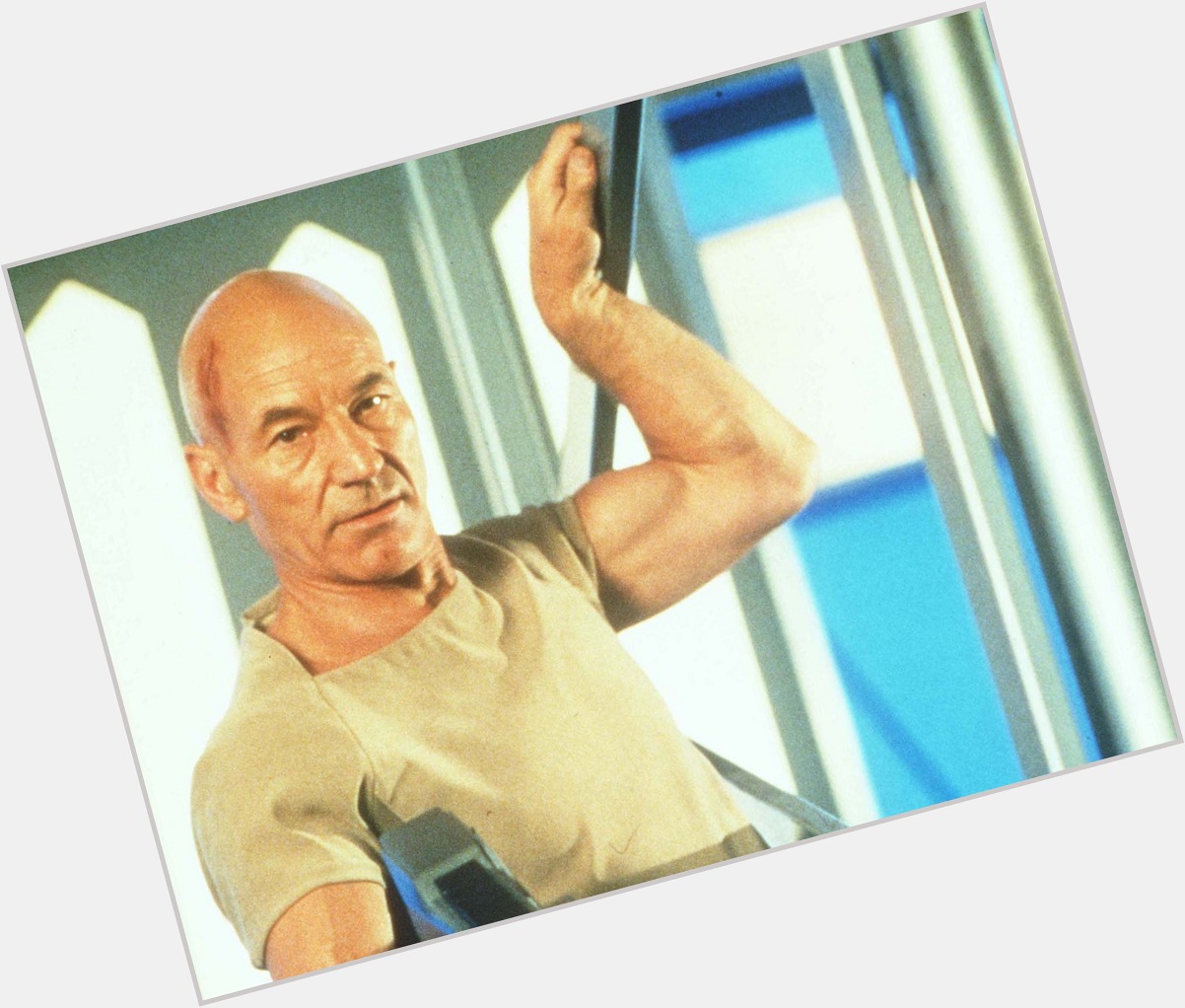 Captain Jean Luc Picard Athletic body,  bald hair & hairstyles