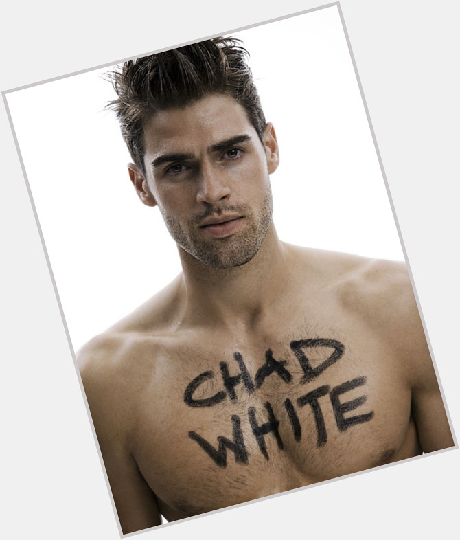 Chad White shirtless bikini