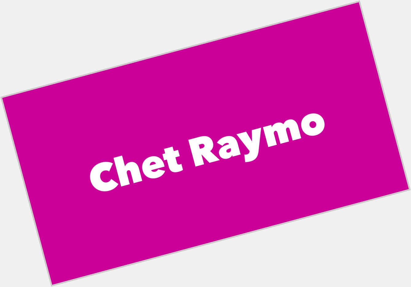 Chet Raymo where who 3