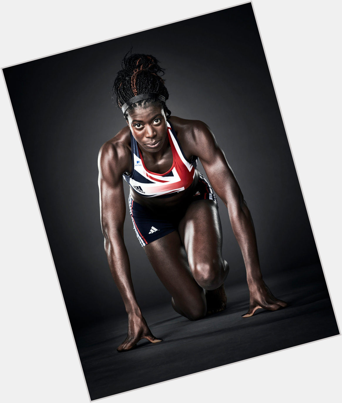Christine Ohuruogu Athletic body,  black hair & hairstyles