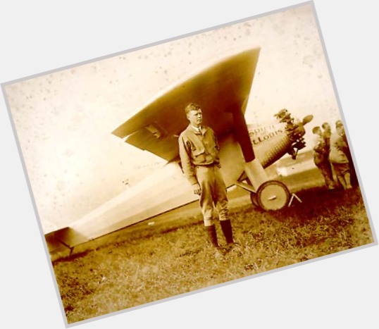 Charles A Lindbergh Slim body,  blonde hair & hairstyles