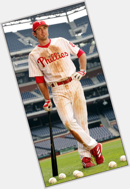 Chase Utley Athletic body,  light brown hair & hairstyles