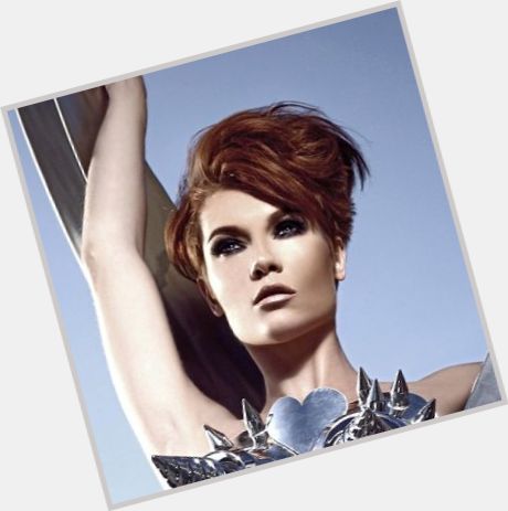 Jolene Andersen Slim body,  red hair & hairstyles