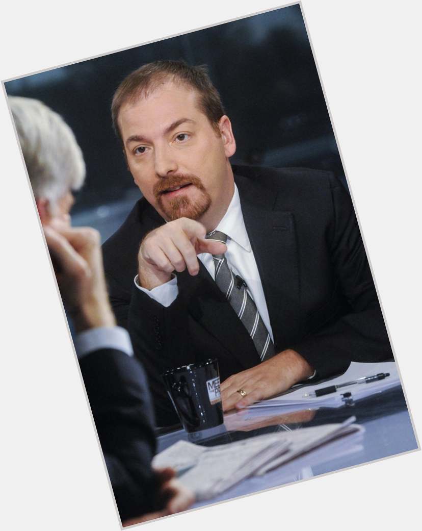 Chuck Todd Average body,  light brown hair & hairstyles