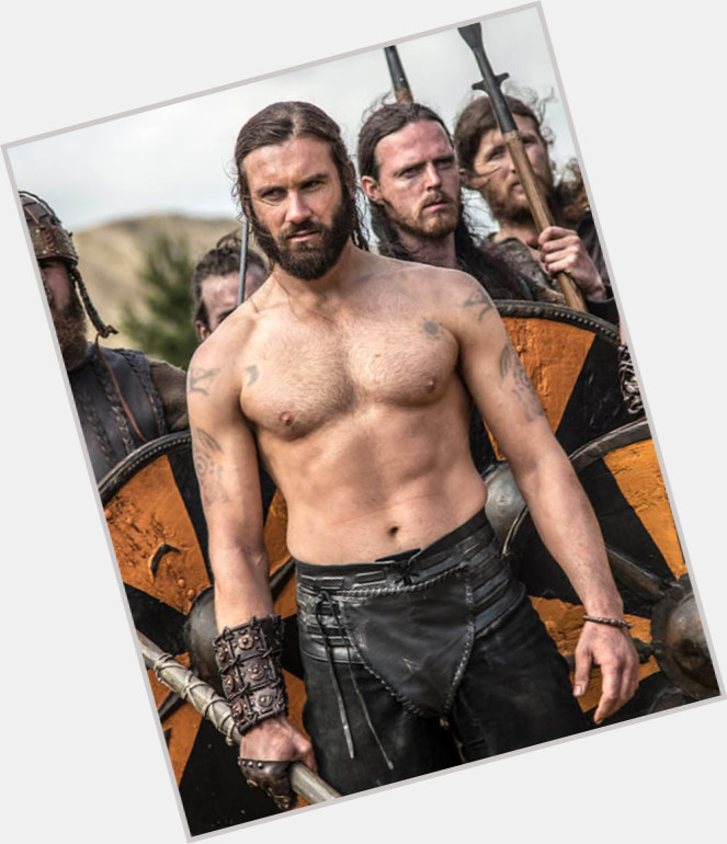 Clive Standen Athletic body,  light brown hair & hairstyles