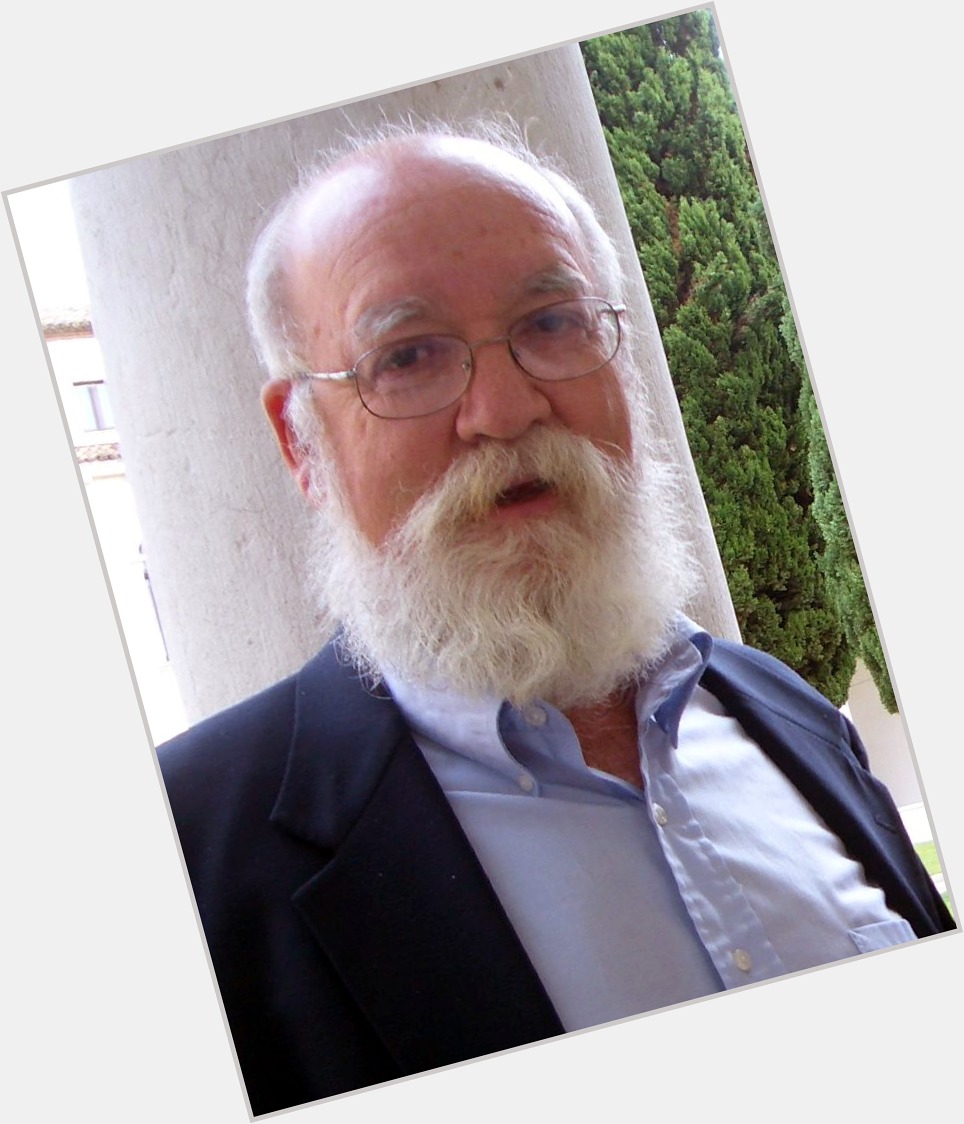 Daniel Dennett Average body,  grey hair & hairstyles