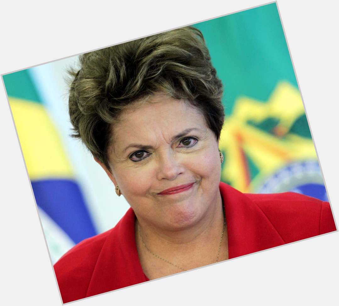 Dilma Rousseff Large body,  dark brown hair & hairstyles