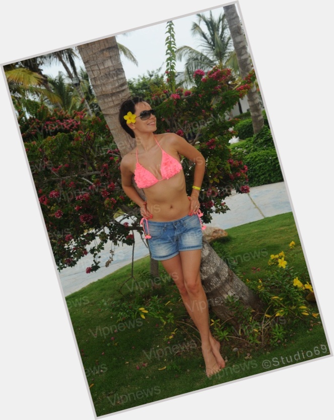 Dorota Gardias shirtless bikini