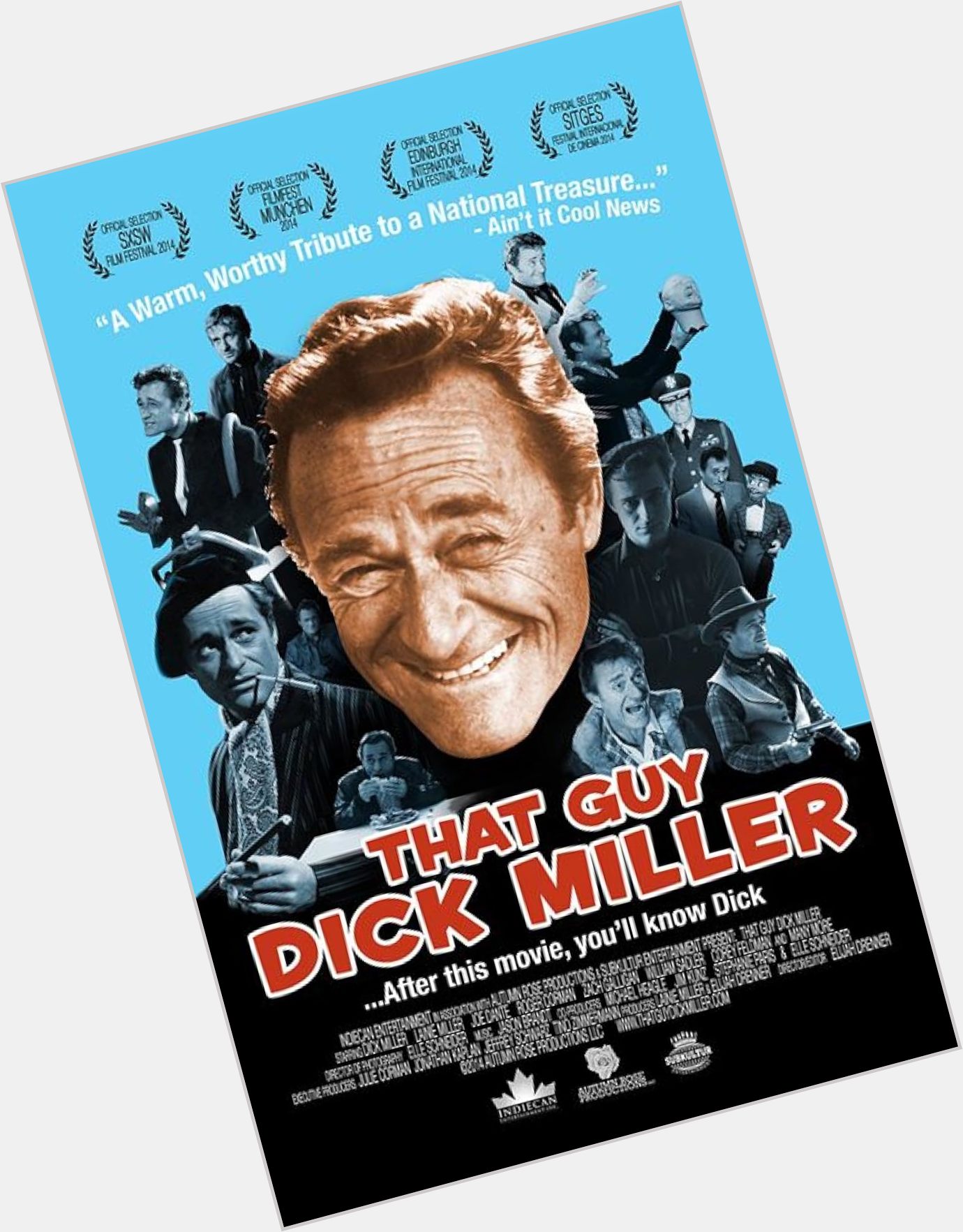 Dick Miller Average body,  salt and pepper hair & hairstyles