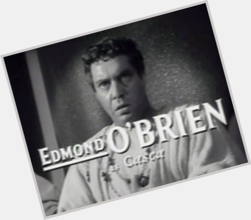 Edmond O Brien Average body,  grey hair & hairstyles