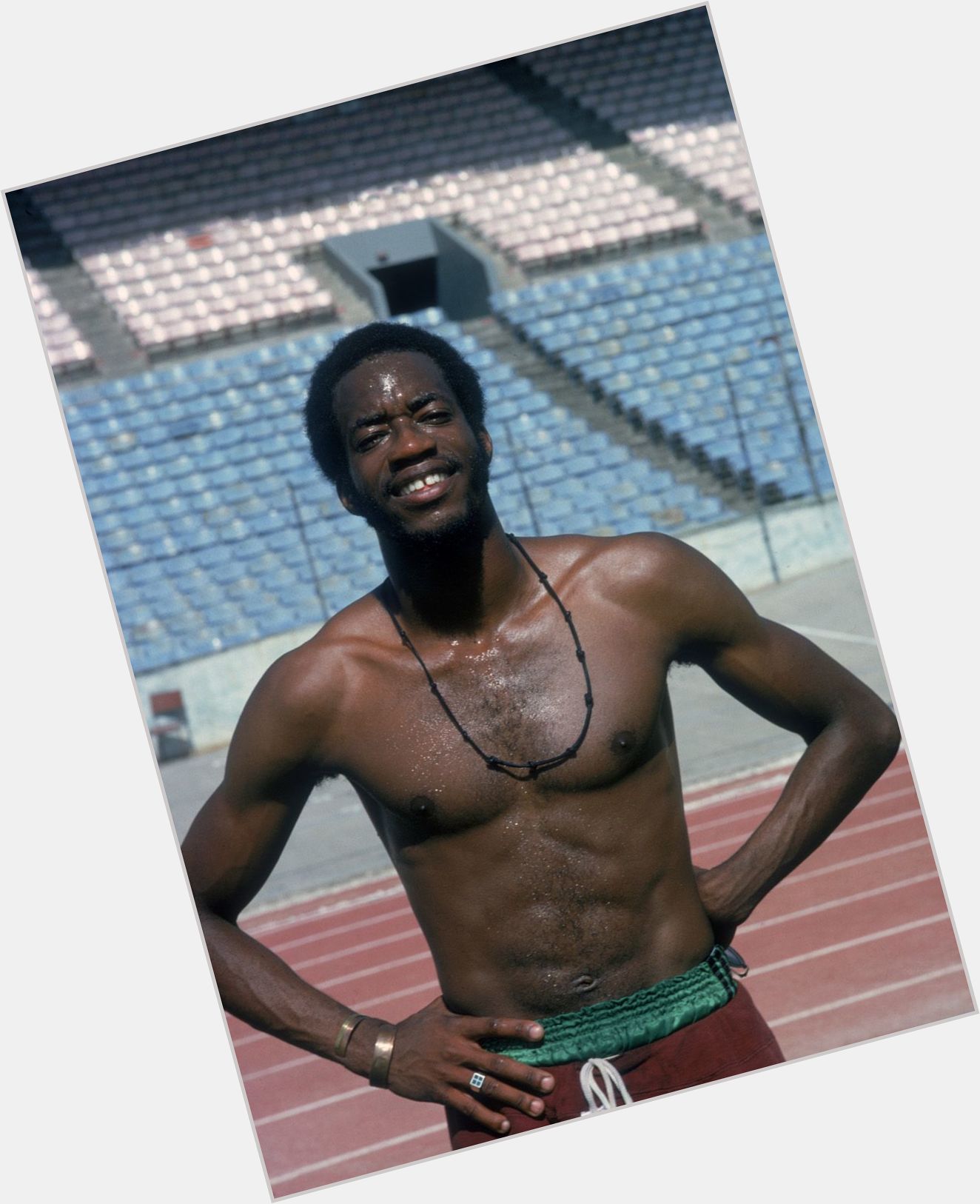 Edwin Moses Athletic body,  