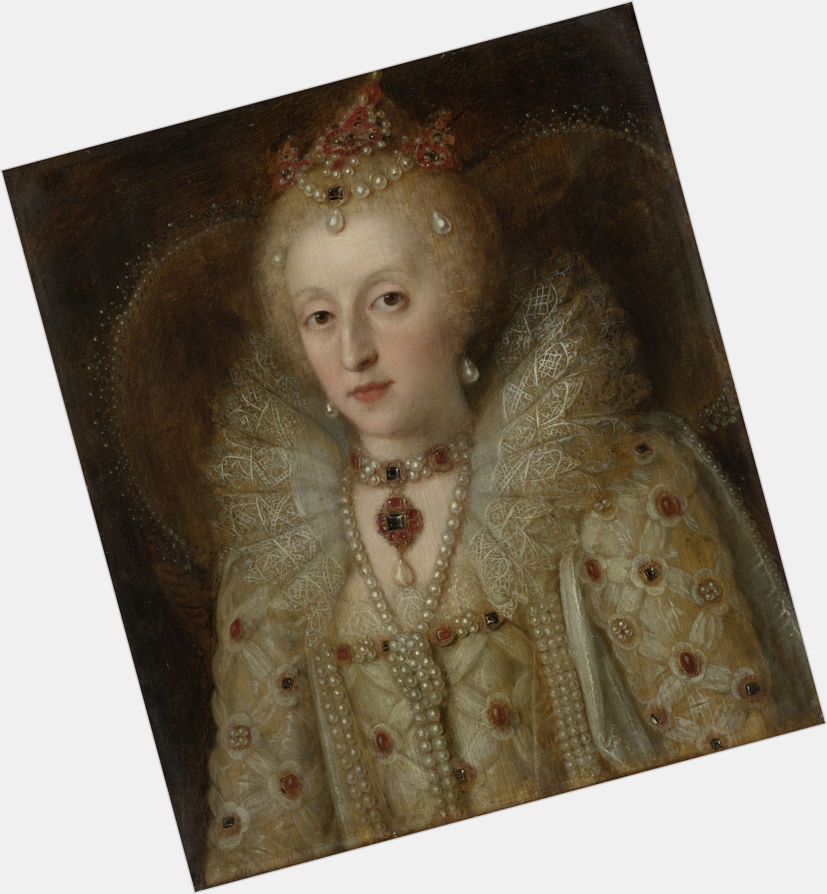 Elizabeth I Of England Slim body,  red hair & hairstyles