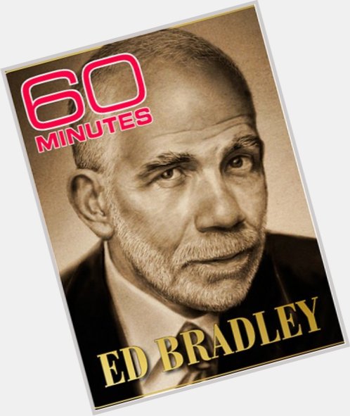 Ed Bradley Slim body,  grey hair & hairstyles