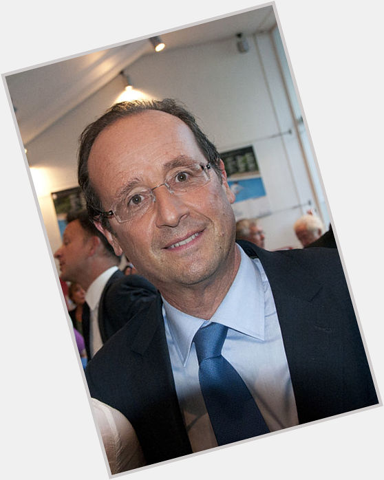 François Hollande Average body,  dark brown hair & hairstyles