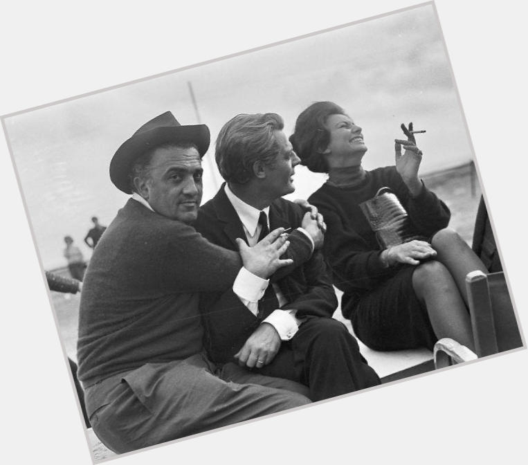 Federico Fellini Large body,  grey hair & hairstyles