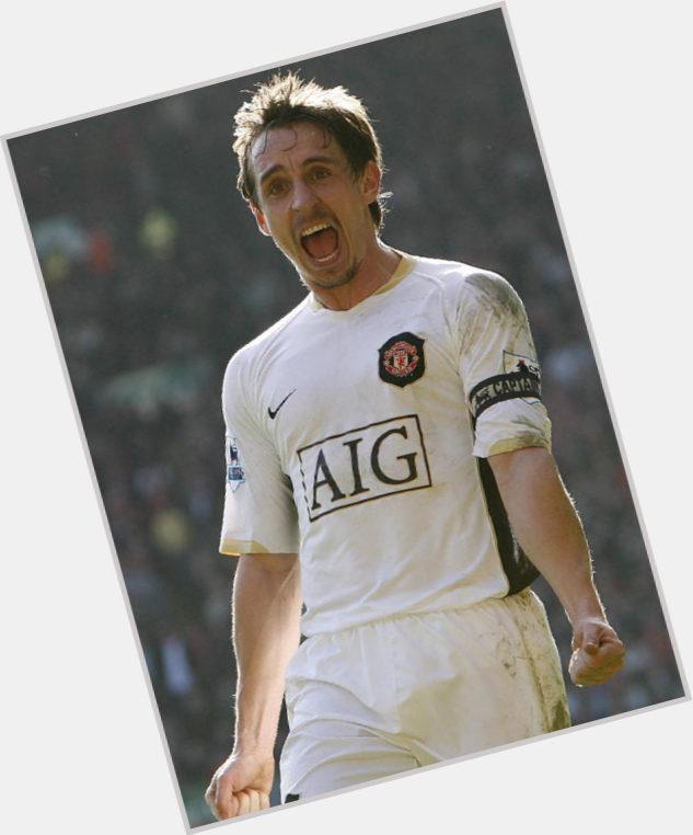 Gary Neville light brown hair & hairstyles Athletic body, 