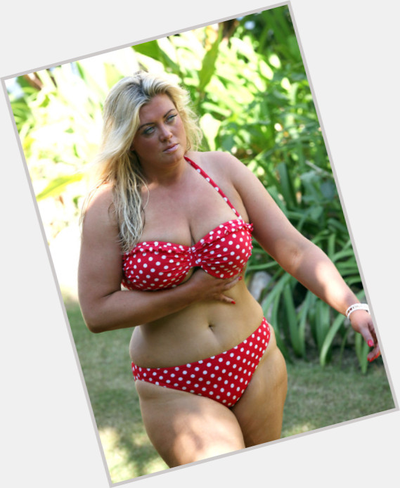 Gemma Collins Large body,  dyed blonde hair & hairstyles