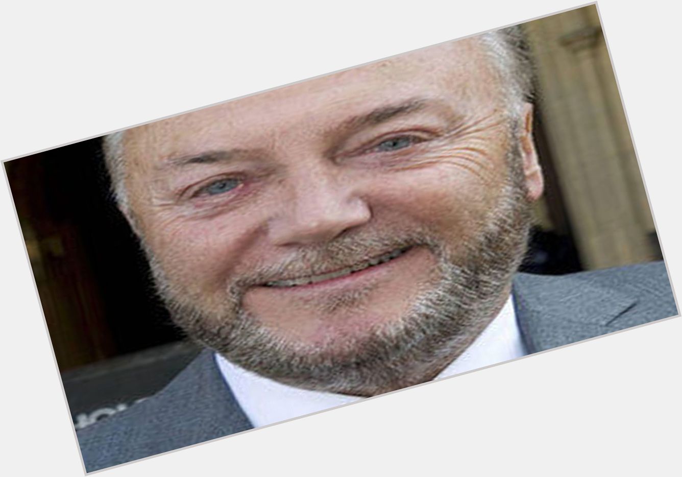 George Galloway Average body,  salt and pepper hair & hairstyles